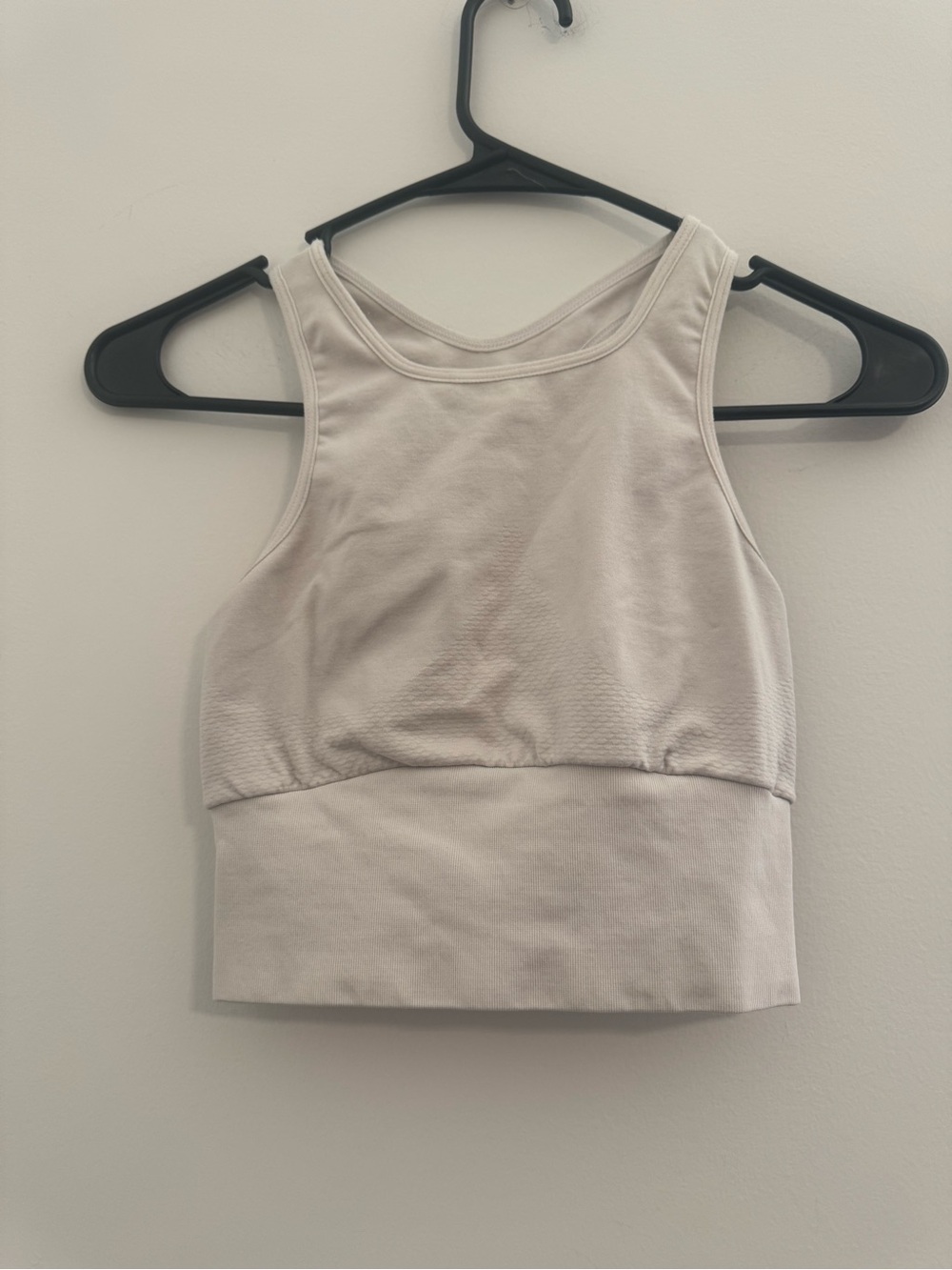 Free People Movement White Cropped Workout Bra